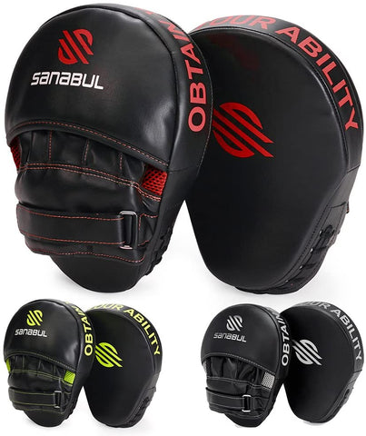 Sanabul Essential Curved Boxing Punching Mitts