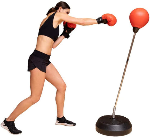 Protocol punching bag with stand